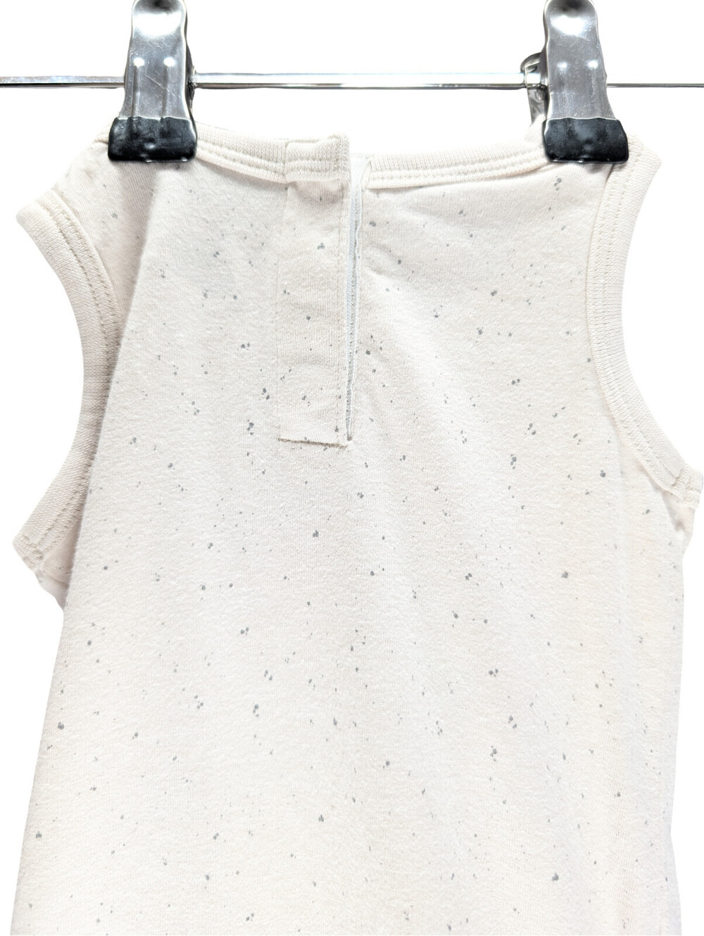 Nike Romper Baby 3 Months 3M Logo Pocket Speckled Cream - Picture 5 of 6
